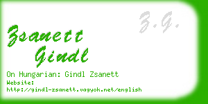 zsanett gindl business card